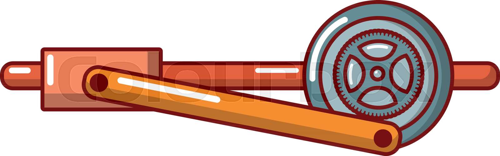 Shaft icon, cartoon style. | Stock vector | Colourbox