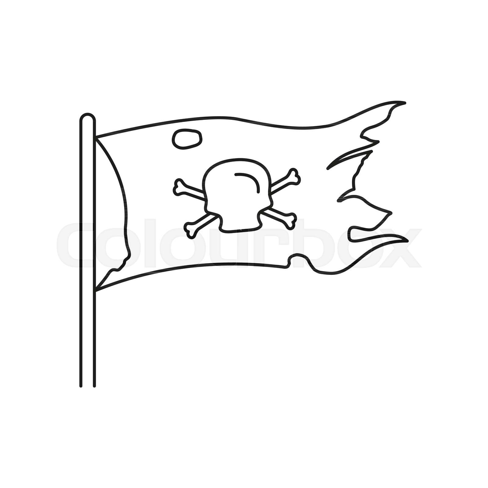 Pirate Flags Clipart