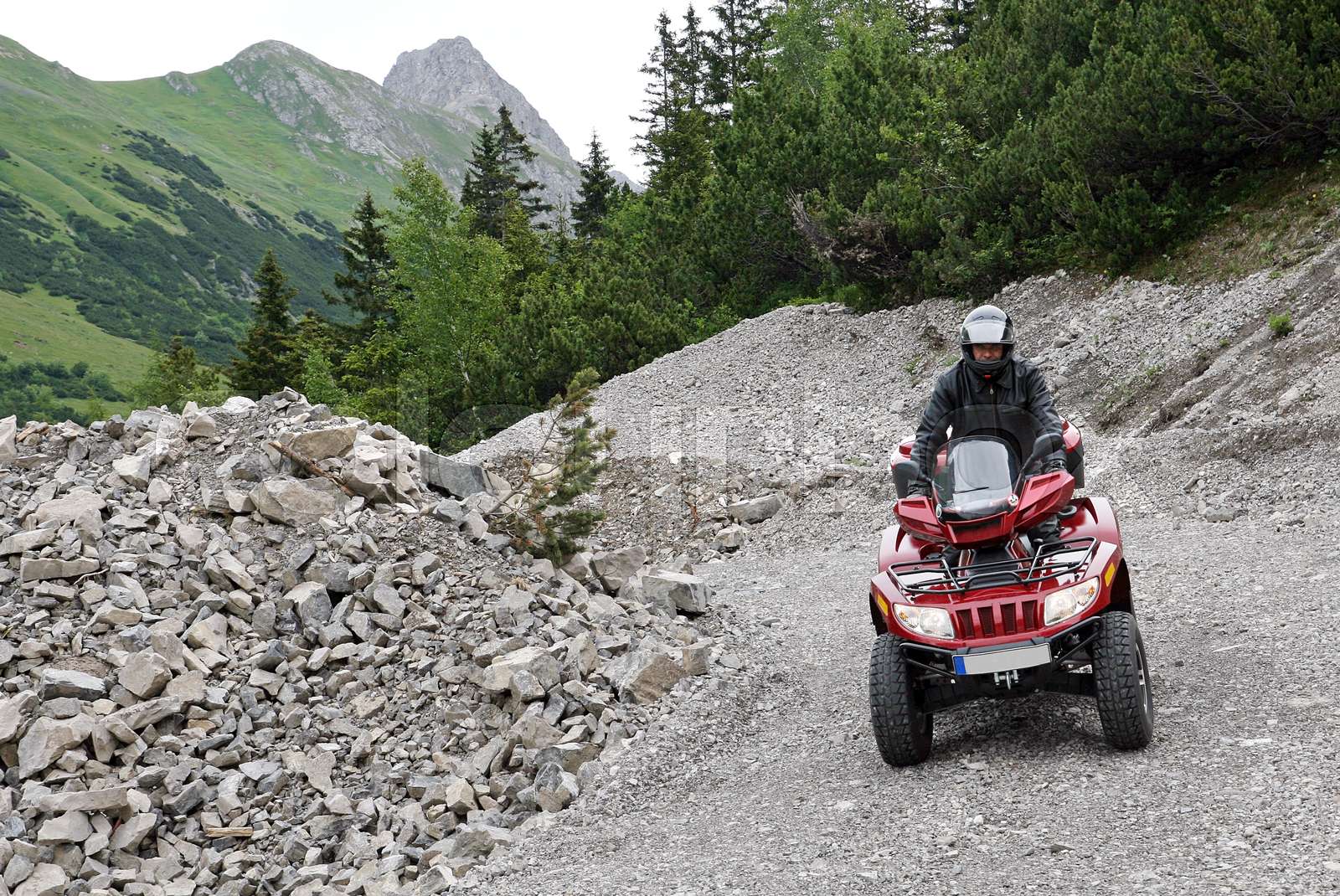 quad, führerschein, geländefahrzeug | Stock image | Colourbox