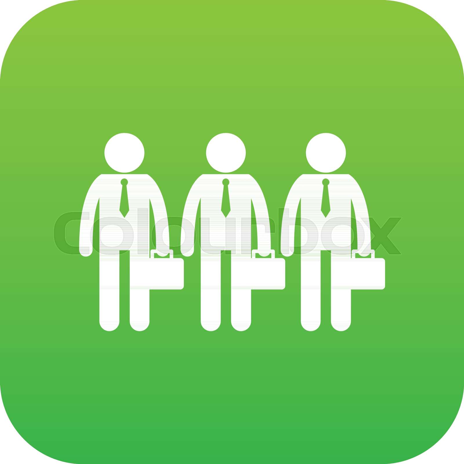 Business icon digital green | Stock vector | Colourbox