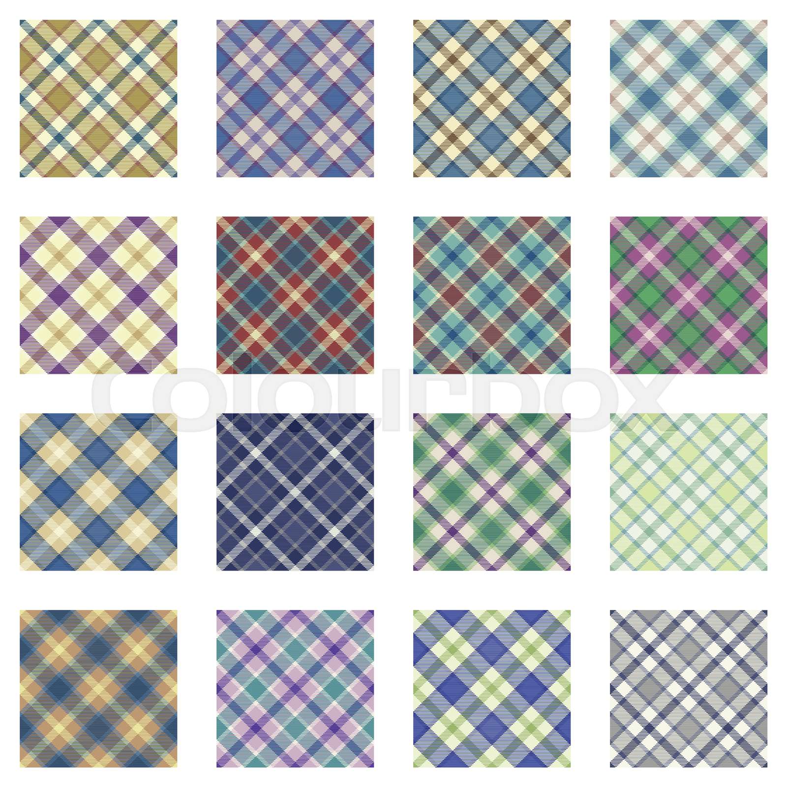 Plaid Patterns Collection | Stock vector | Colourbox