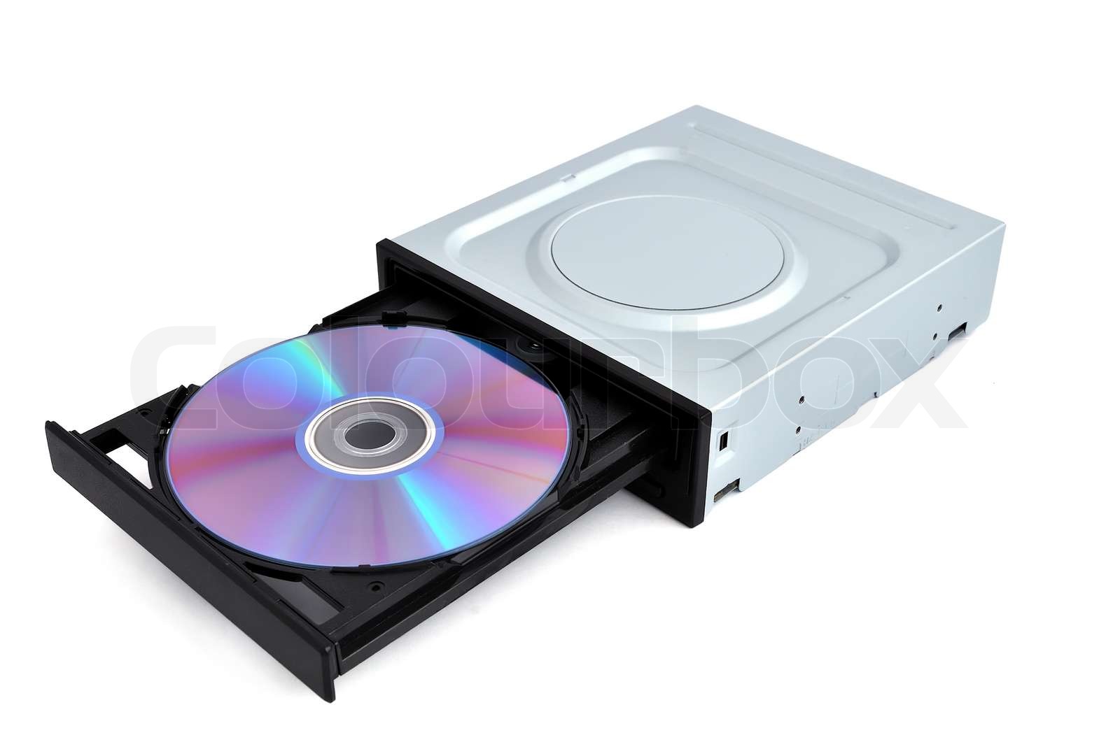 Open Dvd Rom From A CD Stock Image Colourbox