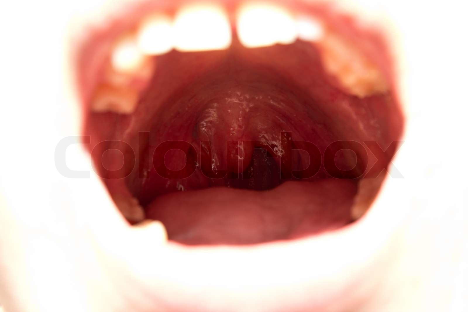 menschlichen Mund Stock Bild Colourbox