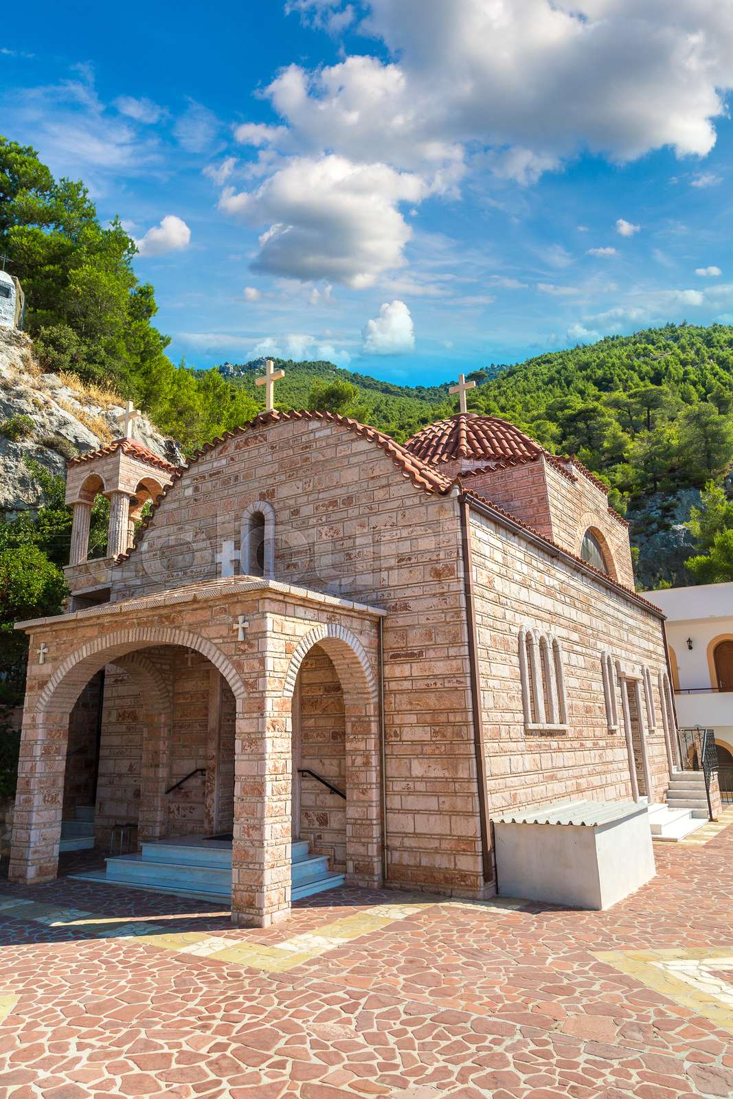 Monastery of St. Patapios Stock image Colourbox
