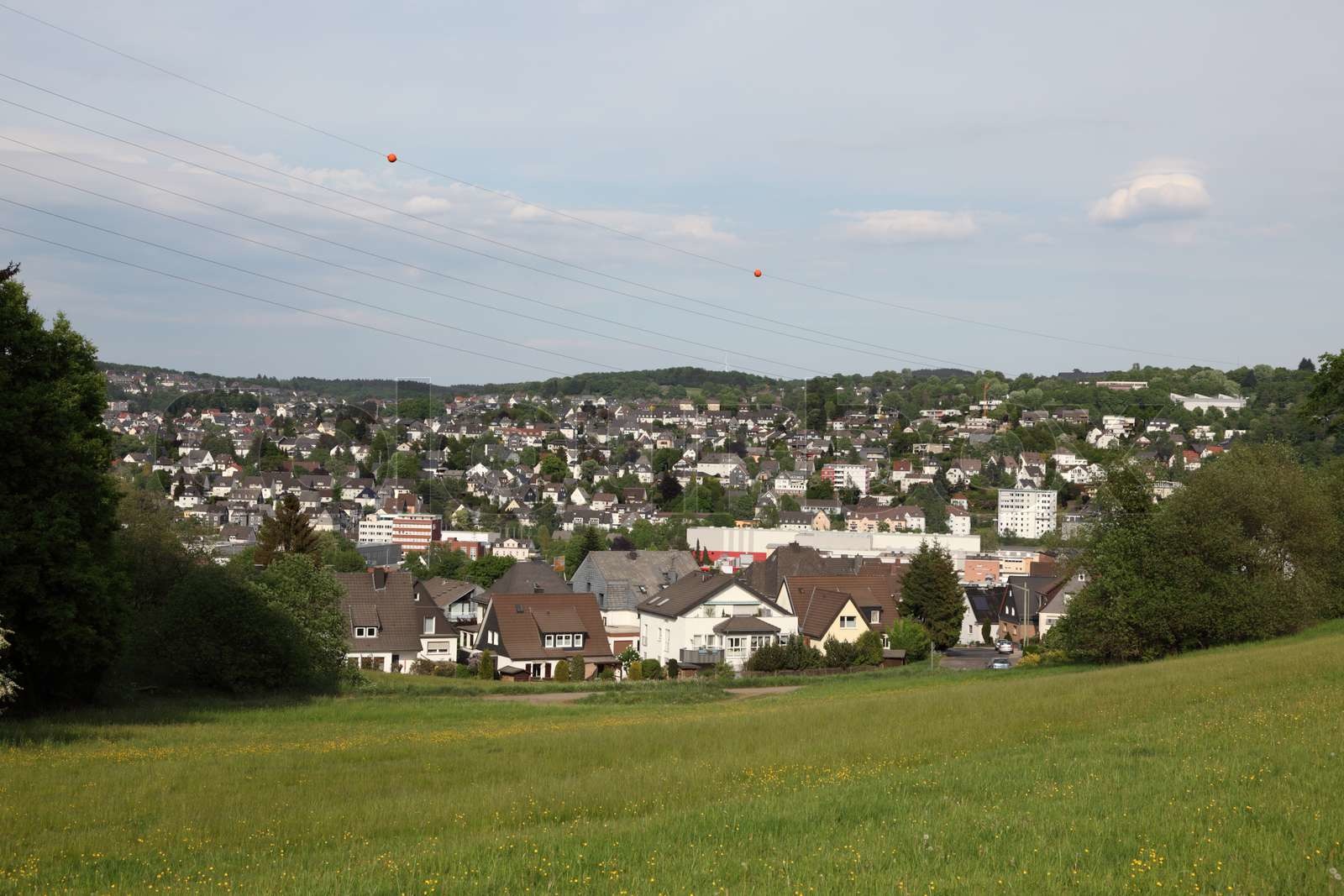 Town Siegen in Germany Stock image Colourbox