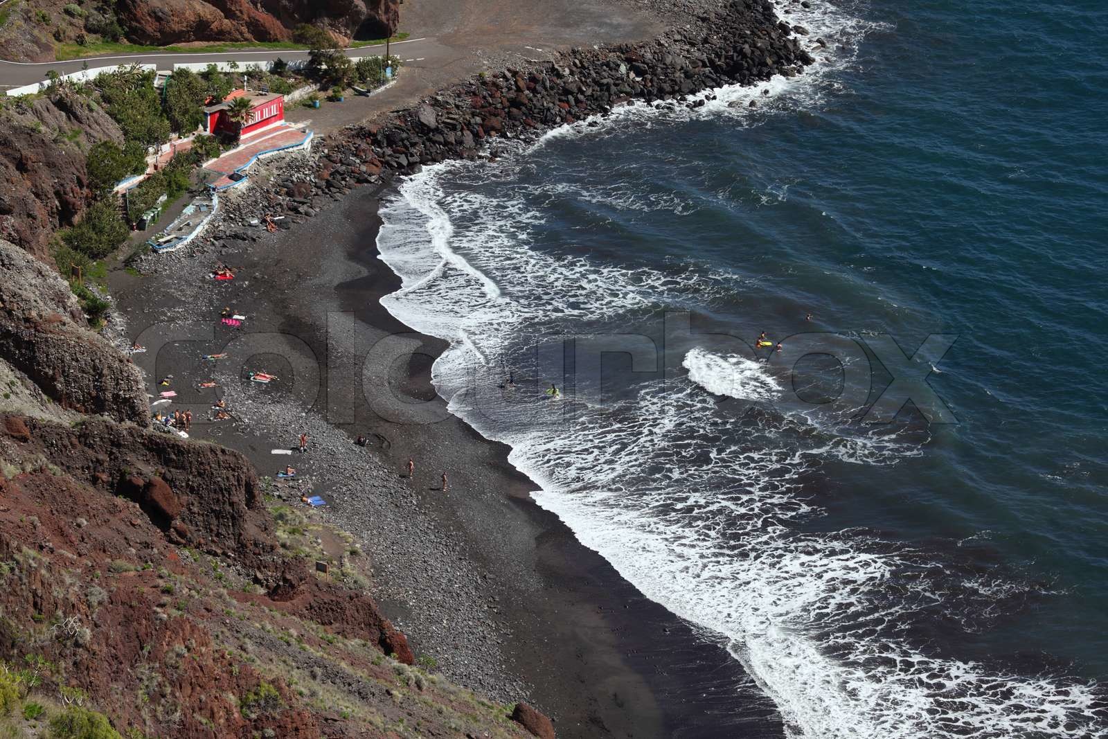Teneriffa Schwarzer Sand