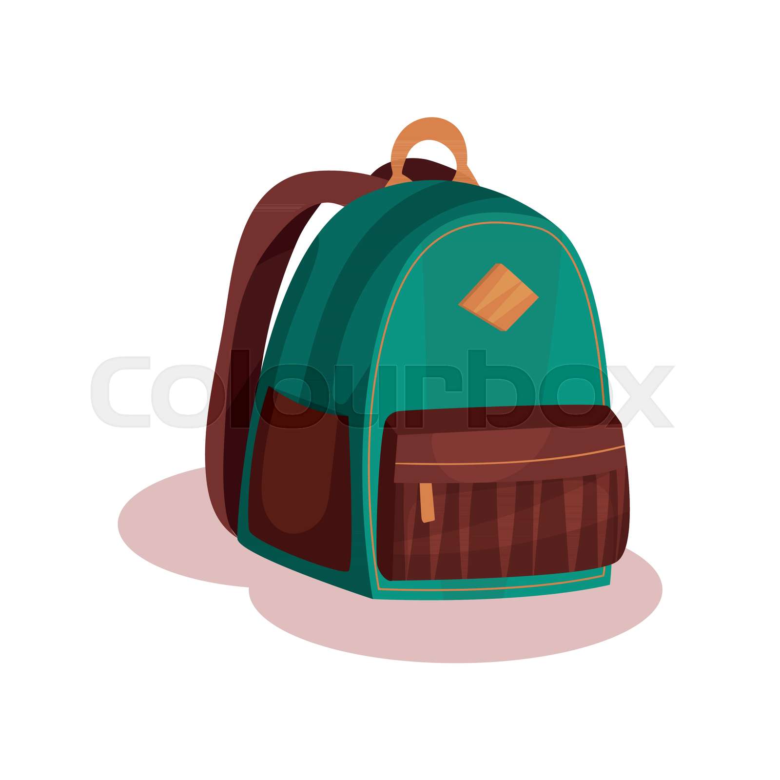 small flat backpack