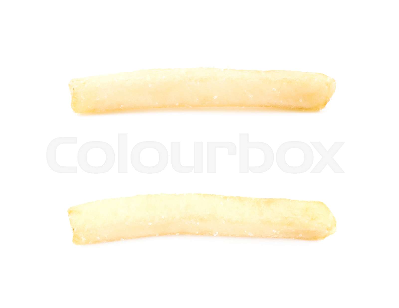 Single french fry isolated | Stock image | Colourbox