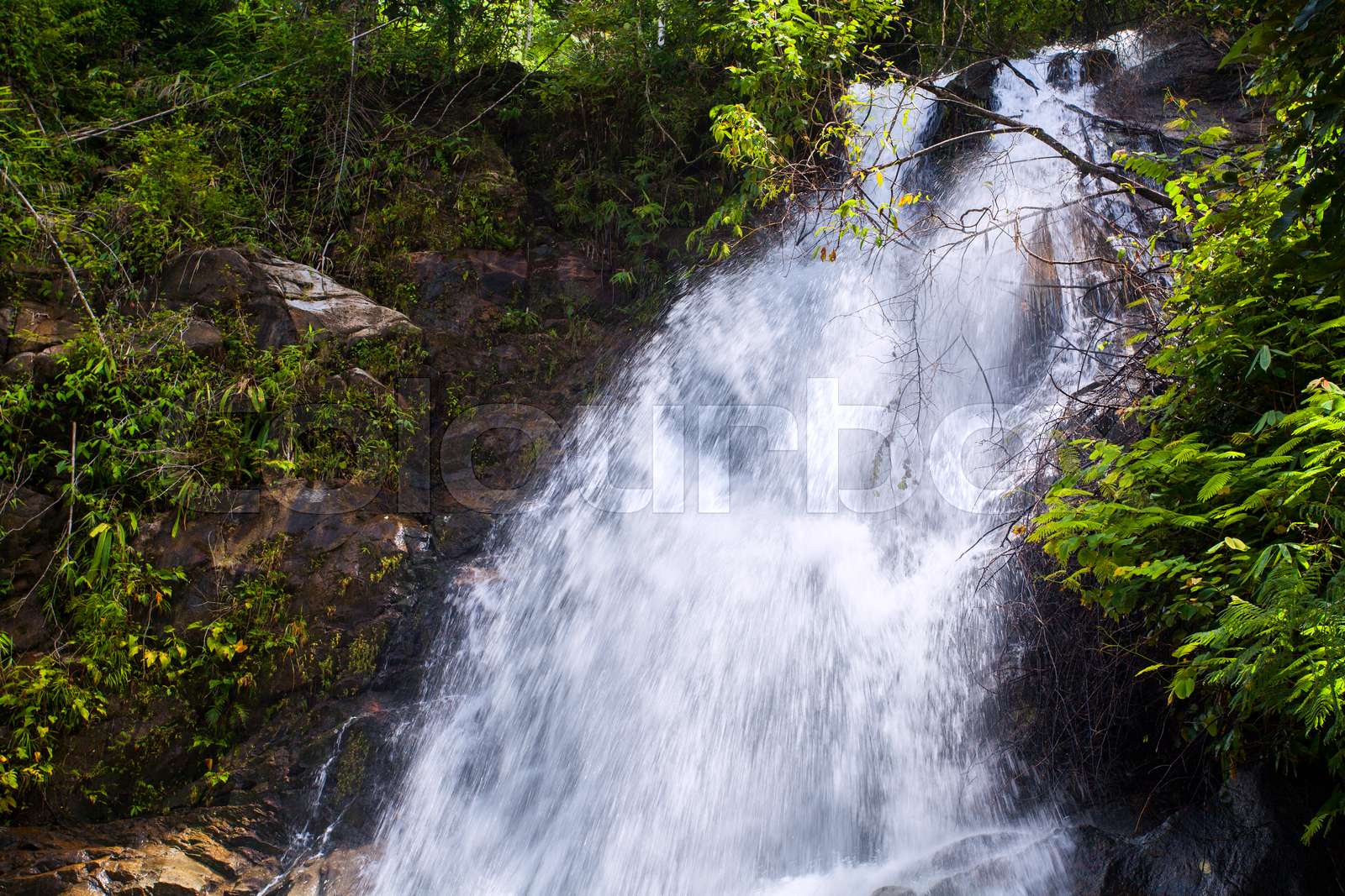 sai rung waterfall | Stock image | Colourbox