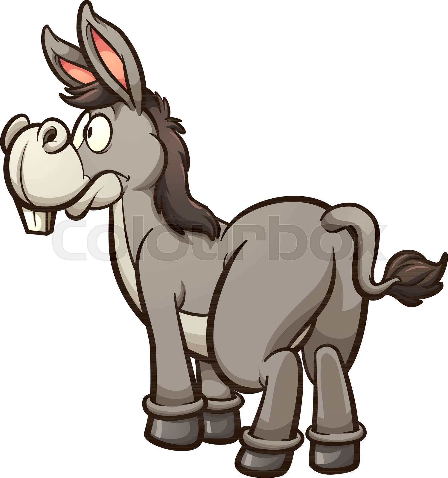 Pin the tail on the donkey Stock vector Colourbox