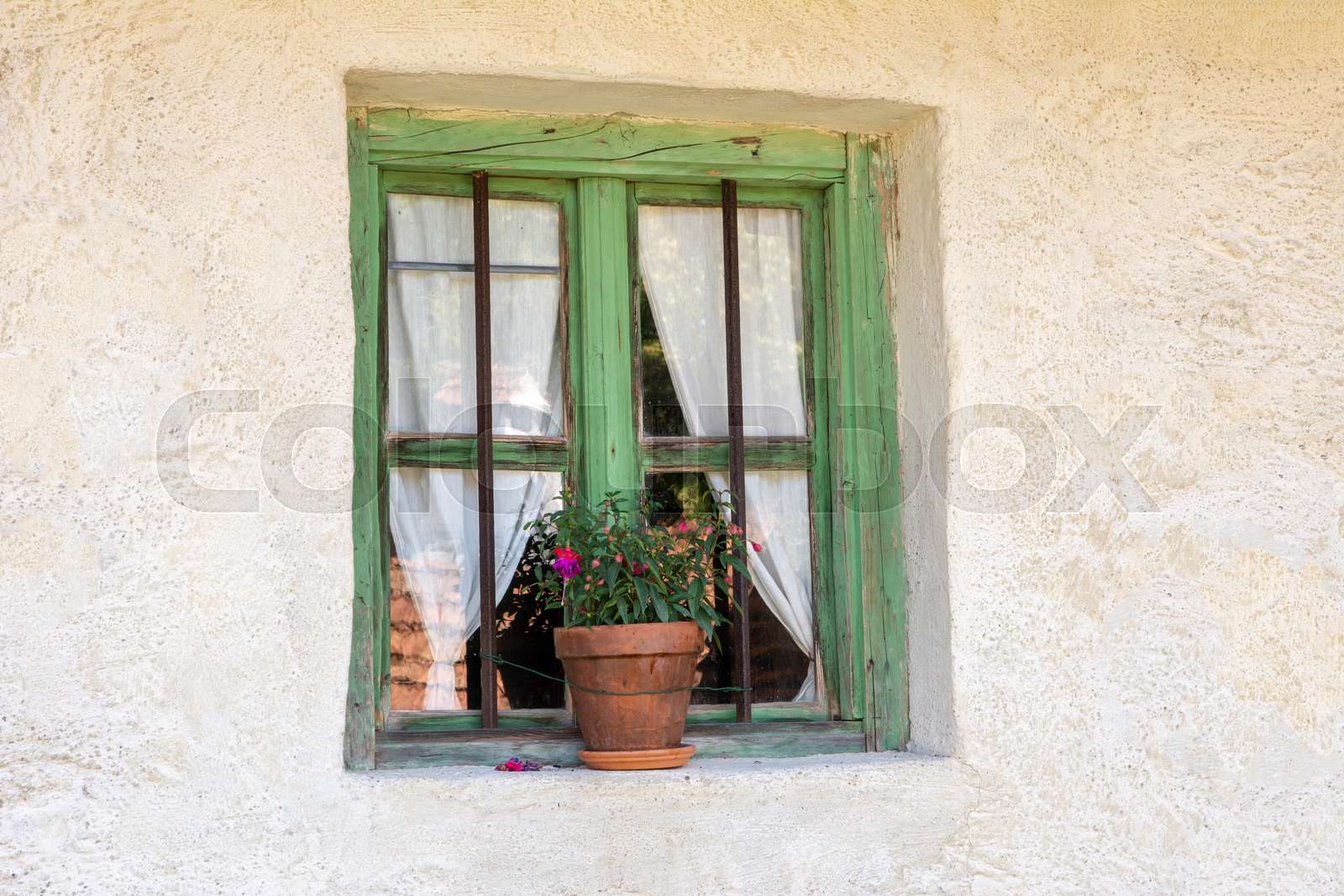 Vintage window of an old house | Stock image | Colourbox