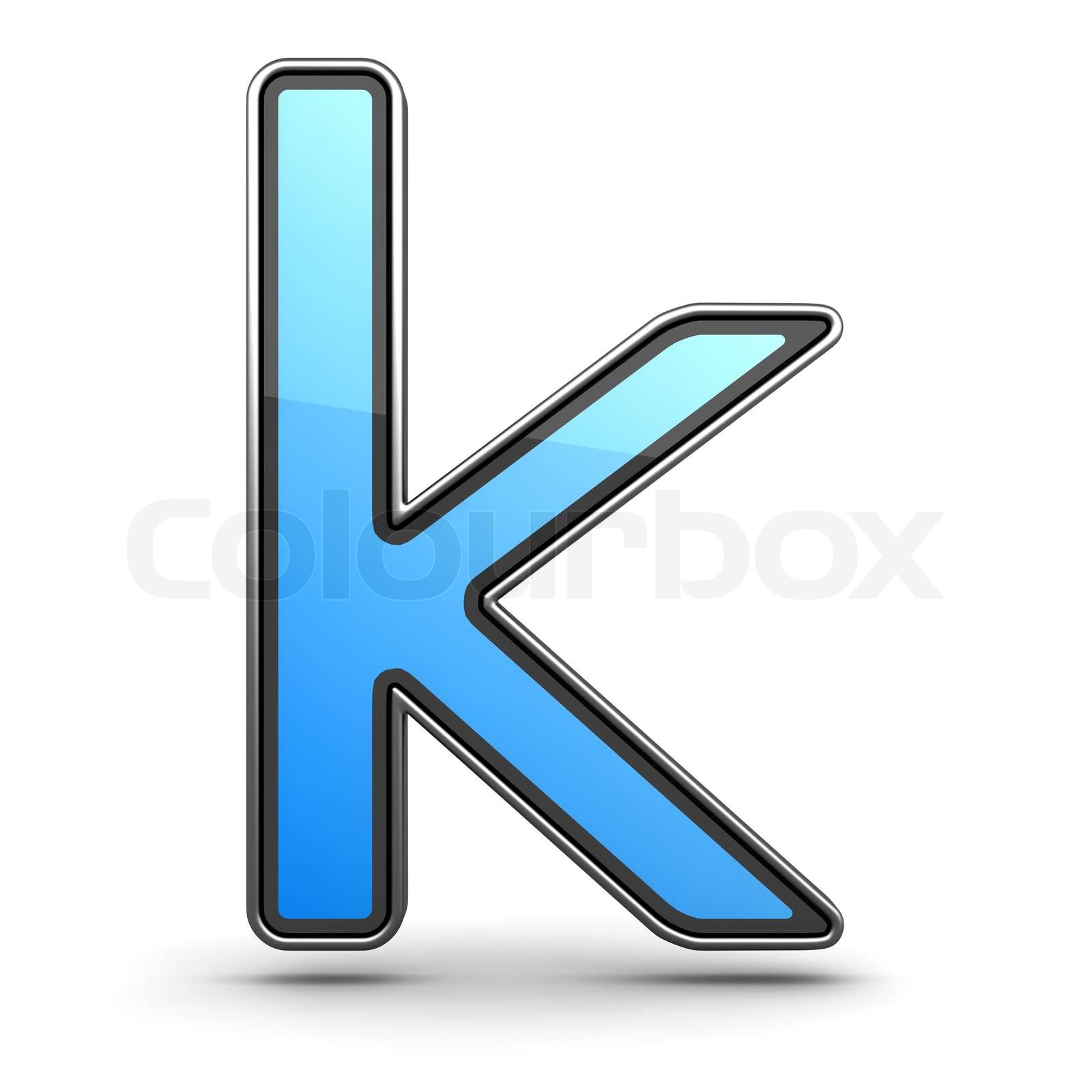 Blue Letter | Stock image | Colourbox