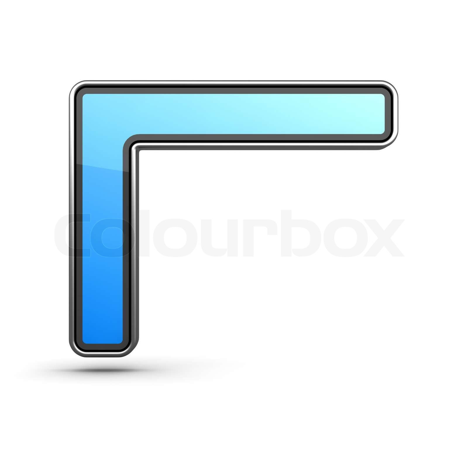 Blue Letter | Stock image | Colourbox