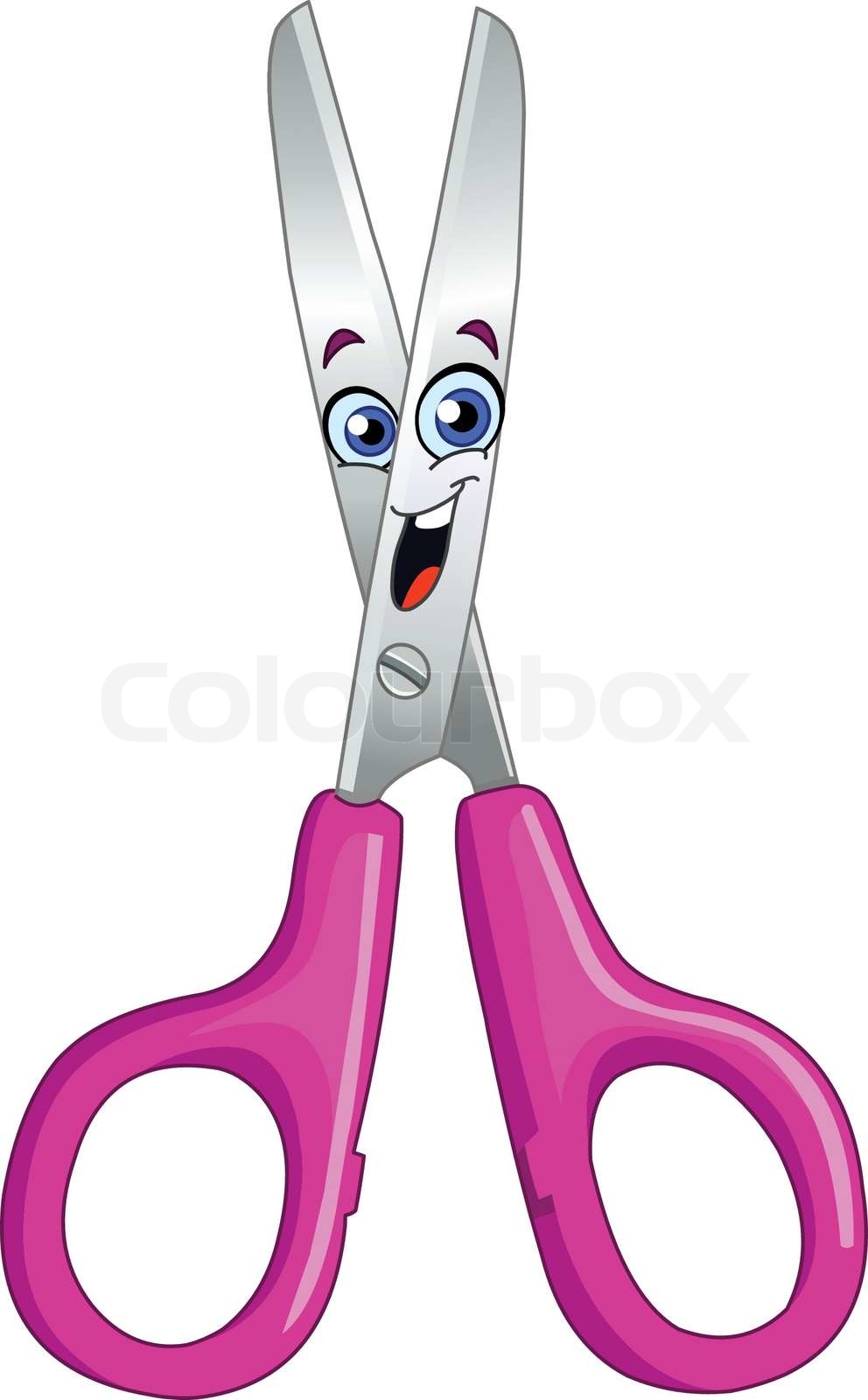 Cartoon Schere | Stock-Vektor | Colourbox