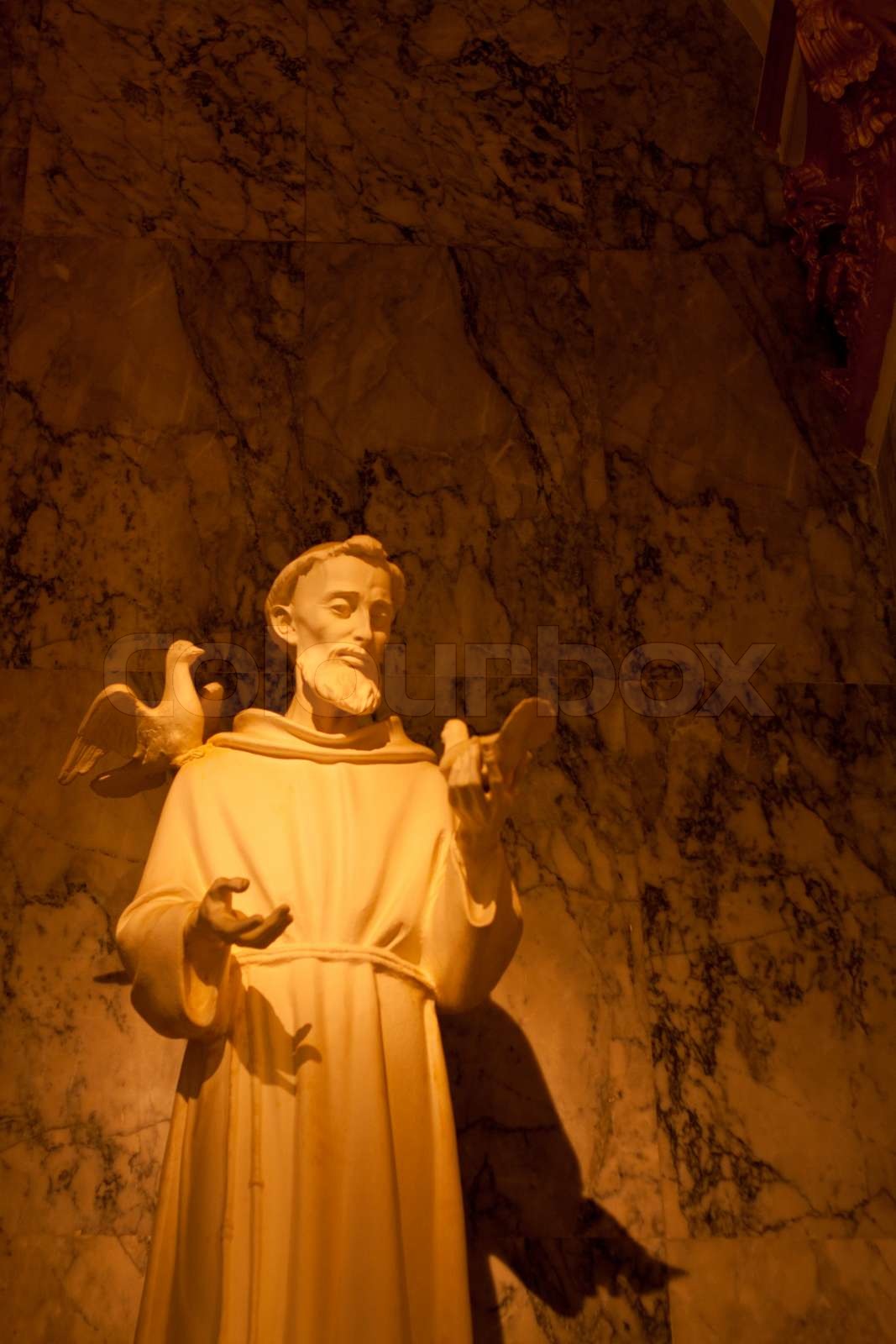 Kunst in der Kirche Stock Bild Colourbox