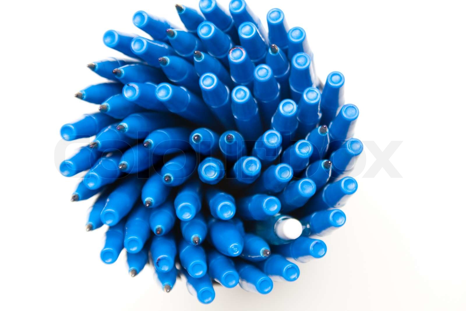 diese-blauen-stift-stock-bild-colourbox