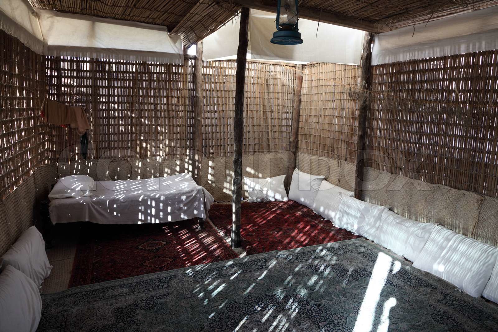 Traditionelle Bedouin House in Ajman , Vereinigte Arabische Emirate