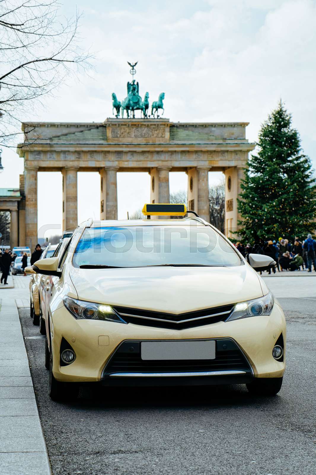 taxi-car-in-street-of-berlin-stock-image-colourbox