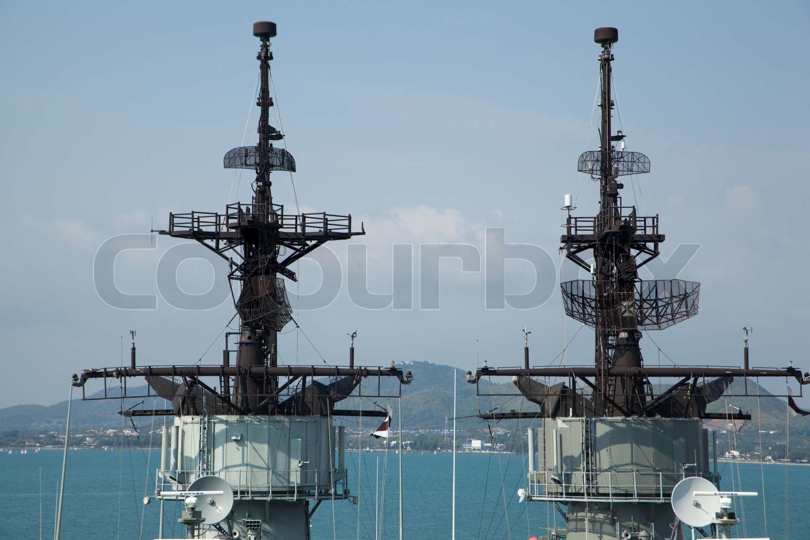 The signal on the ship | Stock image | Colourbox