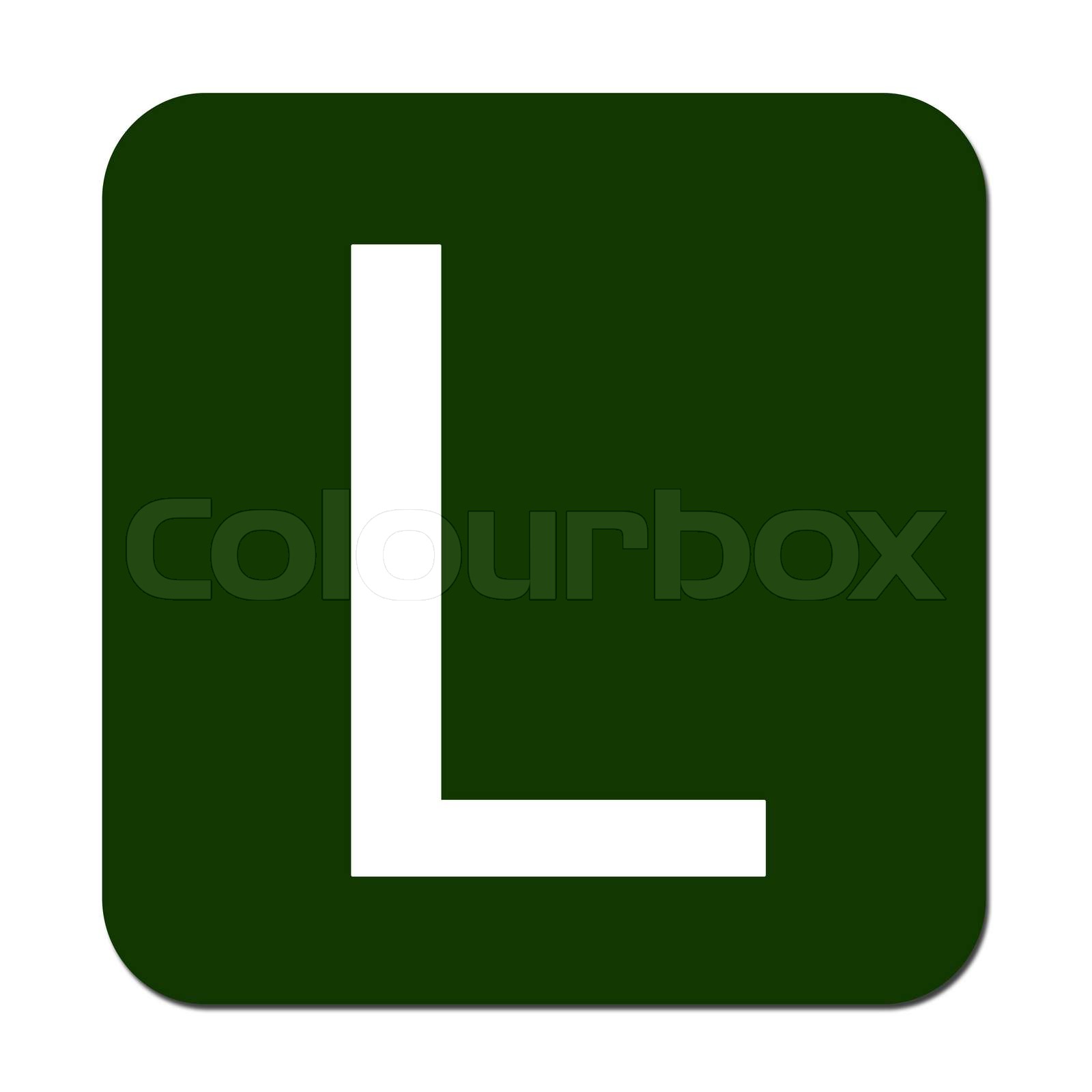 Learner Plates Stock image Colourbox