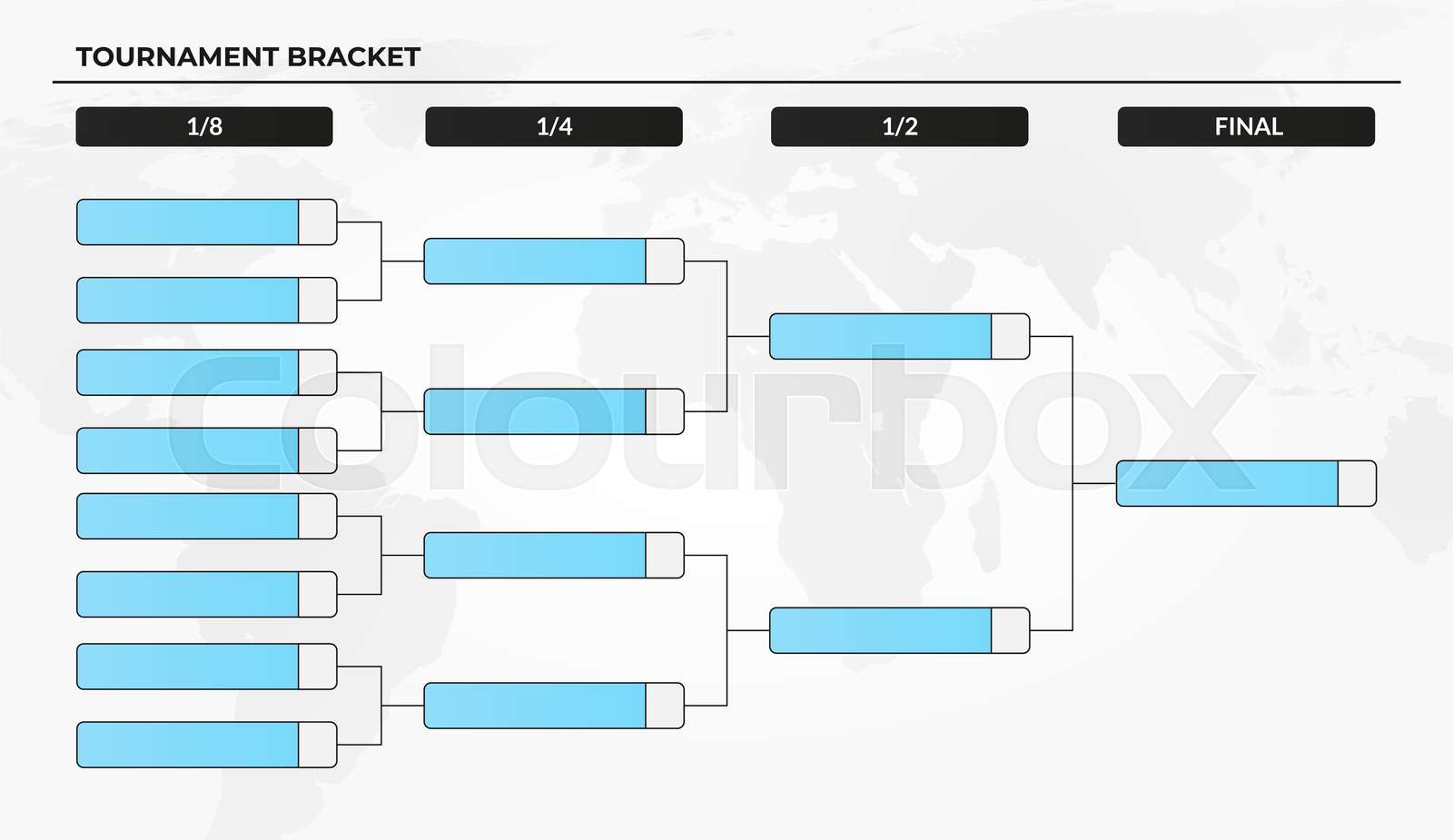 Printable Blank World Cup Bracket
