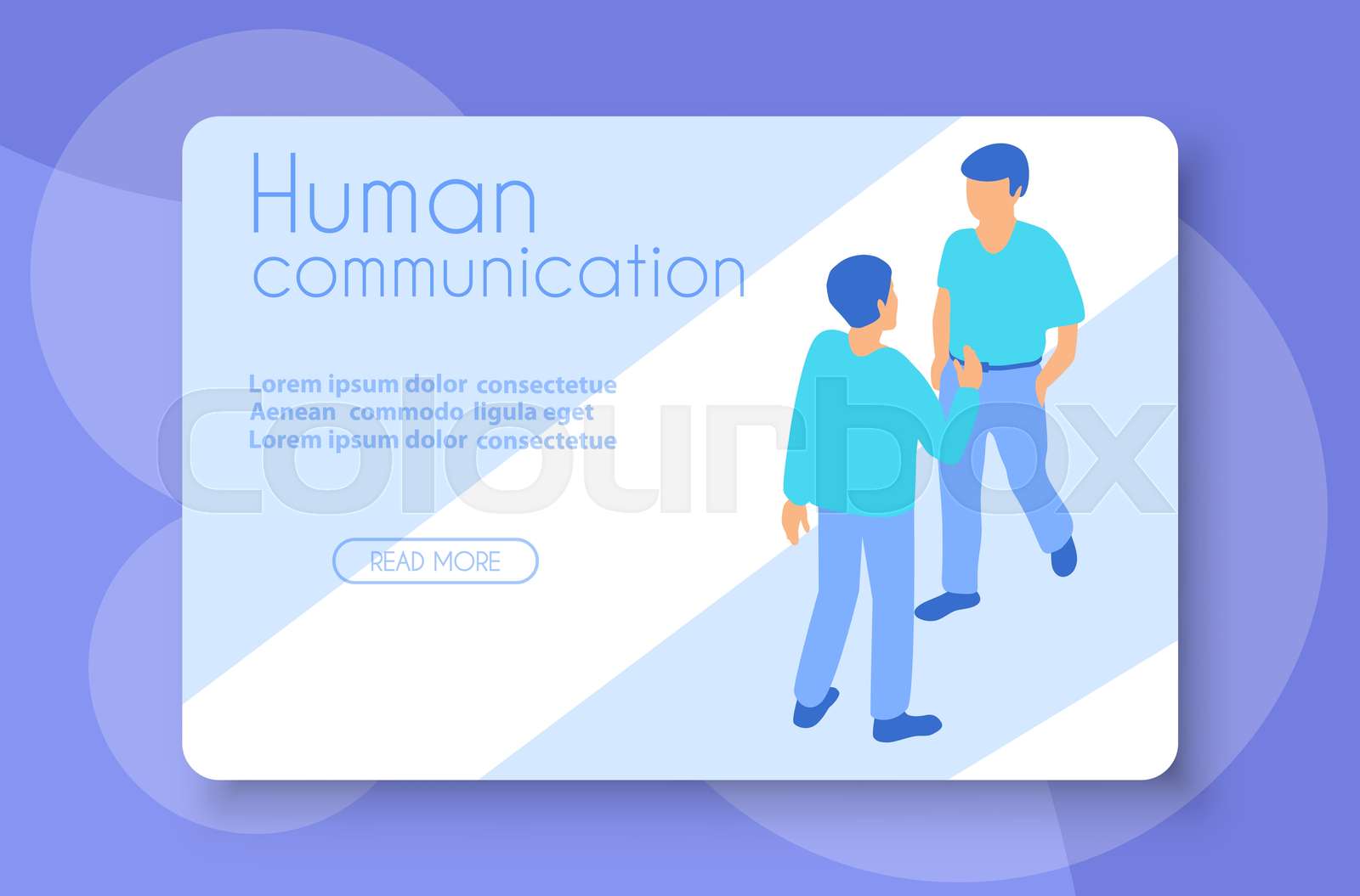 Human communication as a conceptual | Stock vector | Colourbox