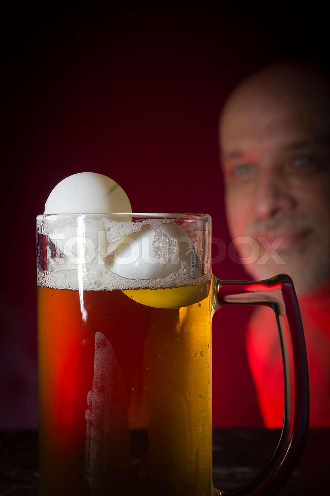 Beer Pong Game Stock image Colourbox