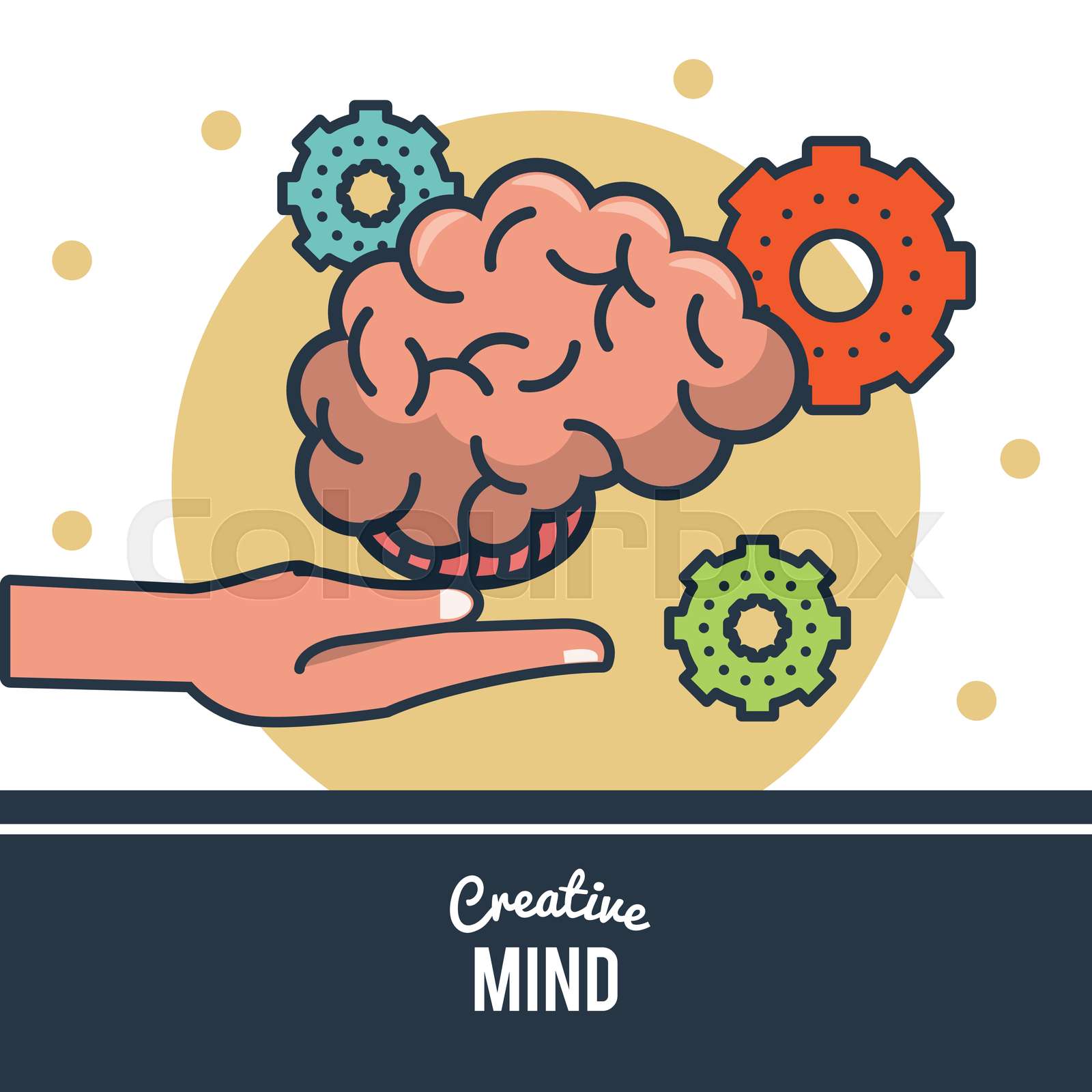 Smart Brain Ideas Stock Vector Colourbox Smart Brain Ideas Stock Vector Colourbox