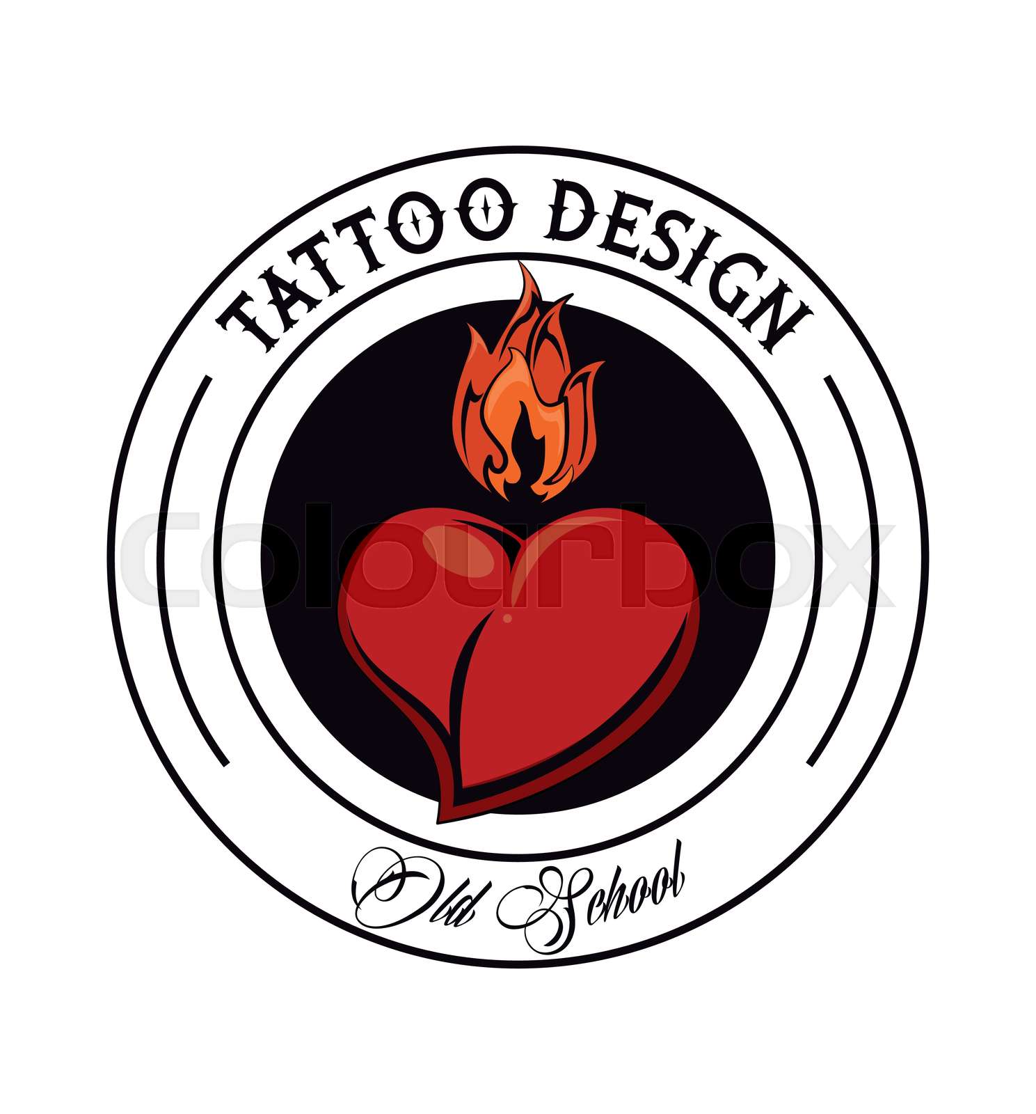 Tattoo studio design | Stock vector | Colourbox
