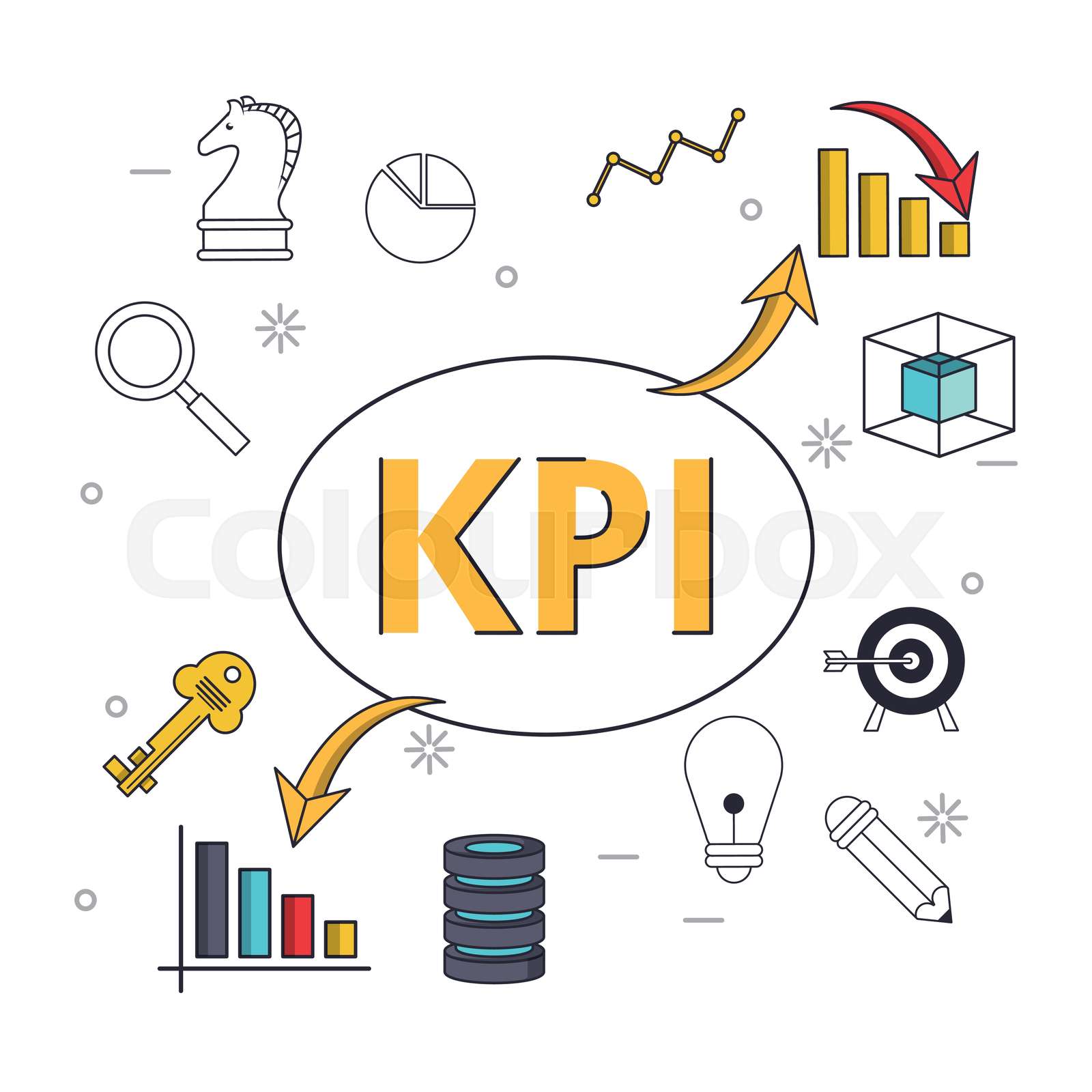 key performance indicator | Stock vector | Colourbox