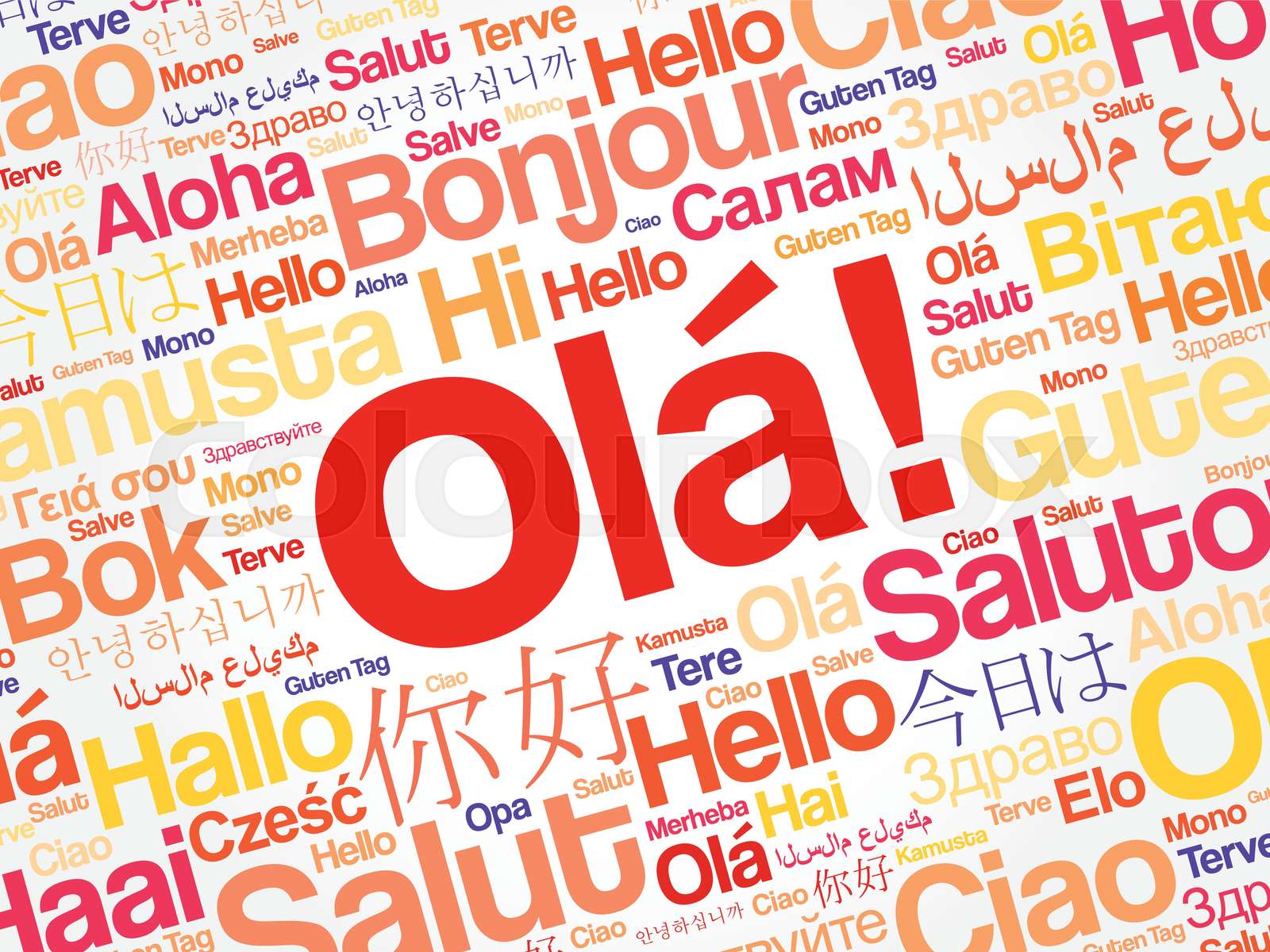 angola, sprechen, sprache StockVektor Colourbox