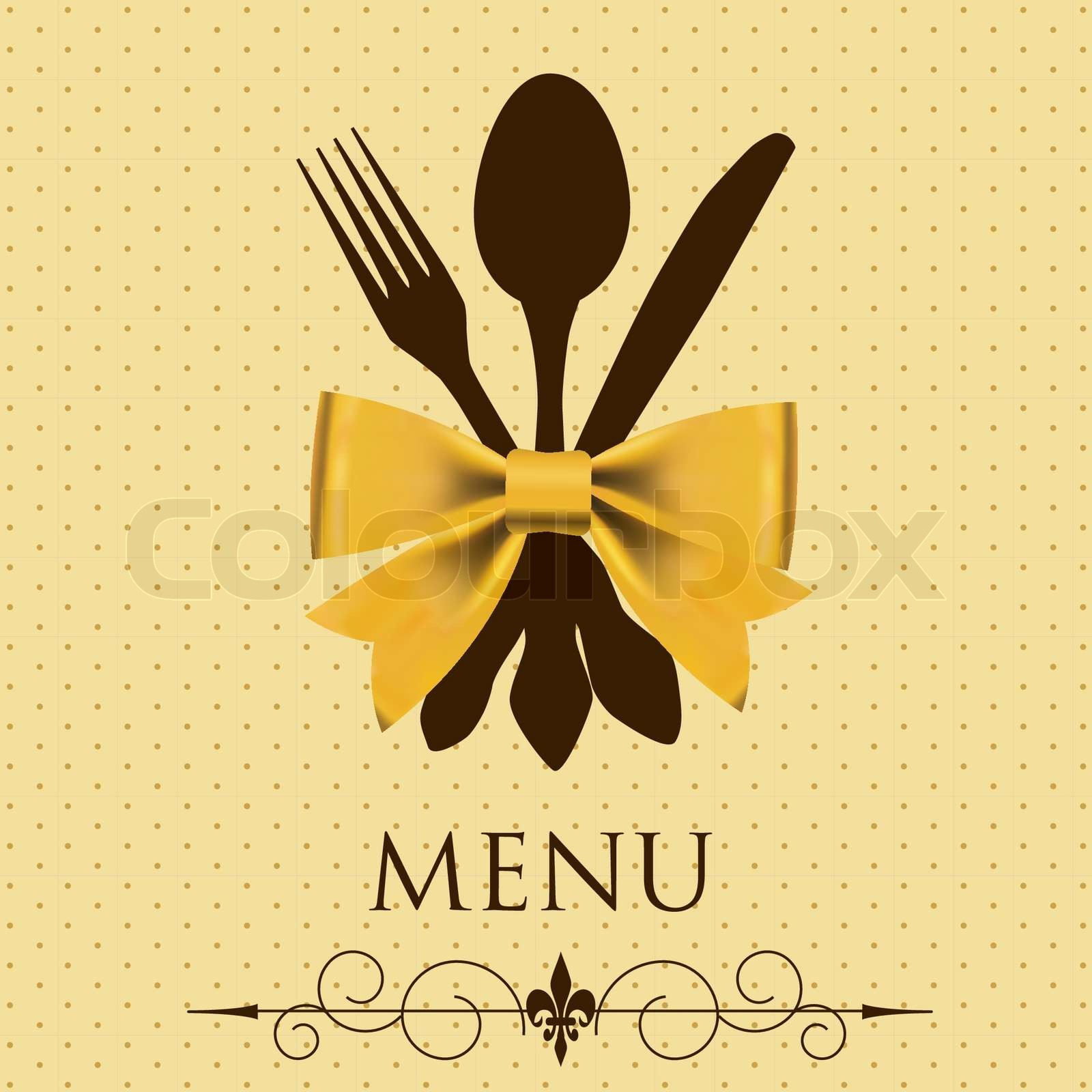 Menu Restaurant Vector