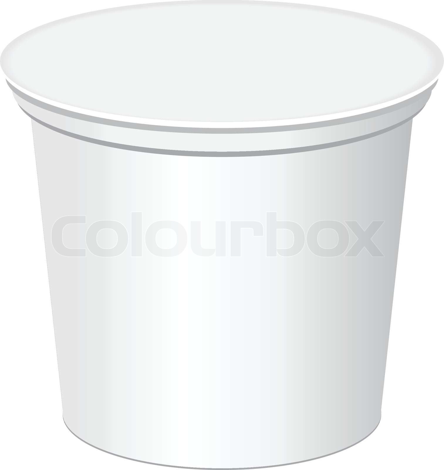 Plastic container | Stock vector | Colourbox