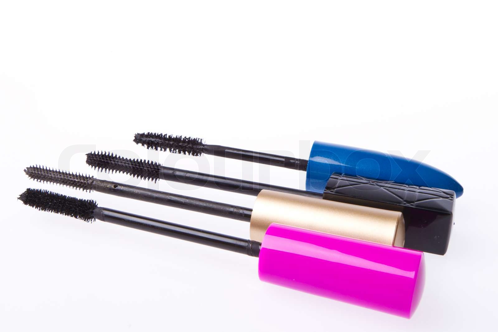 Mascara Set isoliert Stock Bild Colourbox