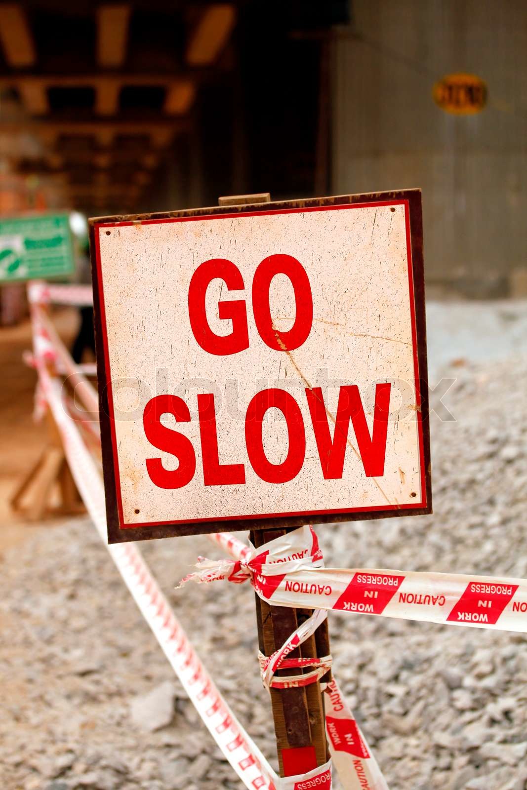 what is the meaning of go slow strike