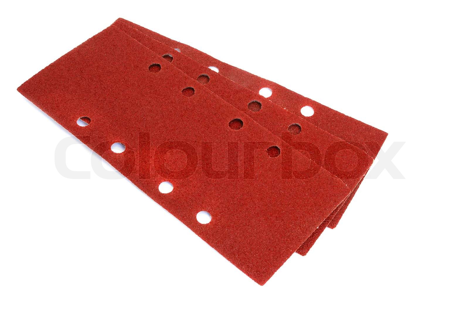Sandpaper Stock image Colourbox