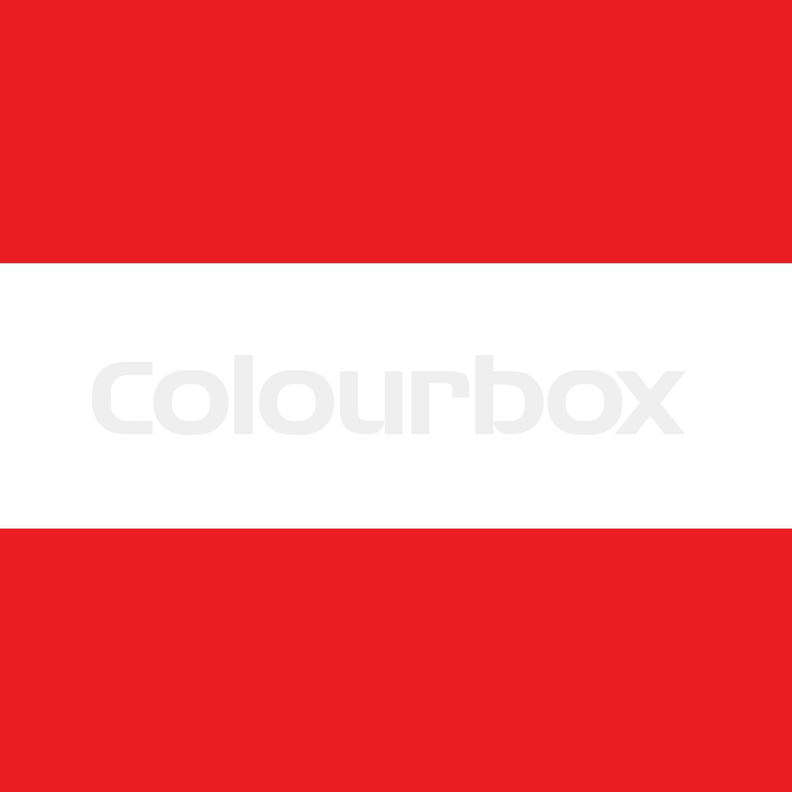 Østrigsk firkantet flag - europa | Stock vektor | Colourbox