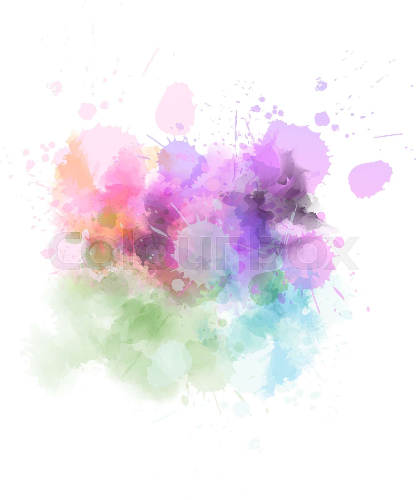 Watercolor paint splash | Stock vector | Colourbox