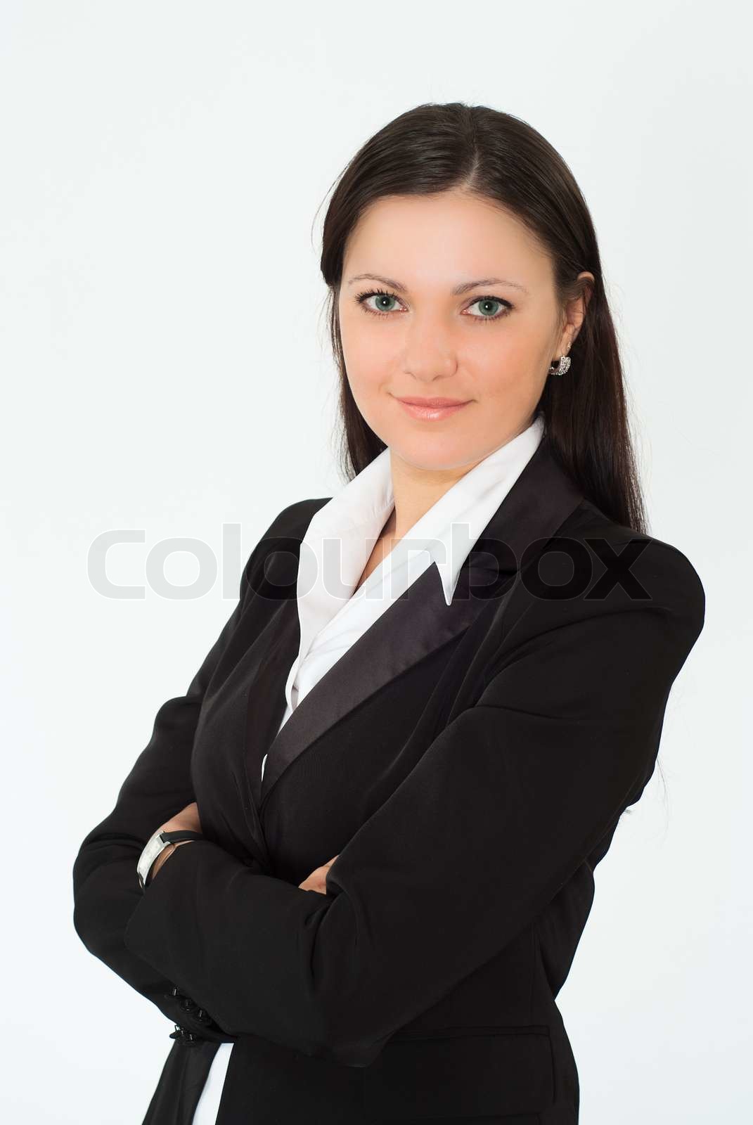 beautiful woman in a business suit | Stock image | Colourbox
