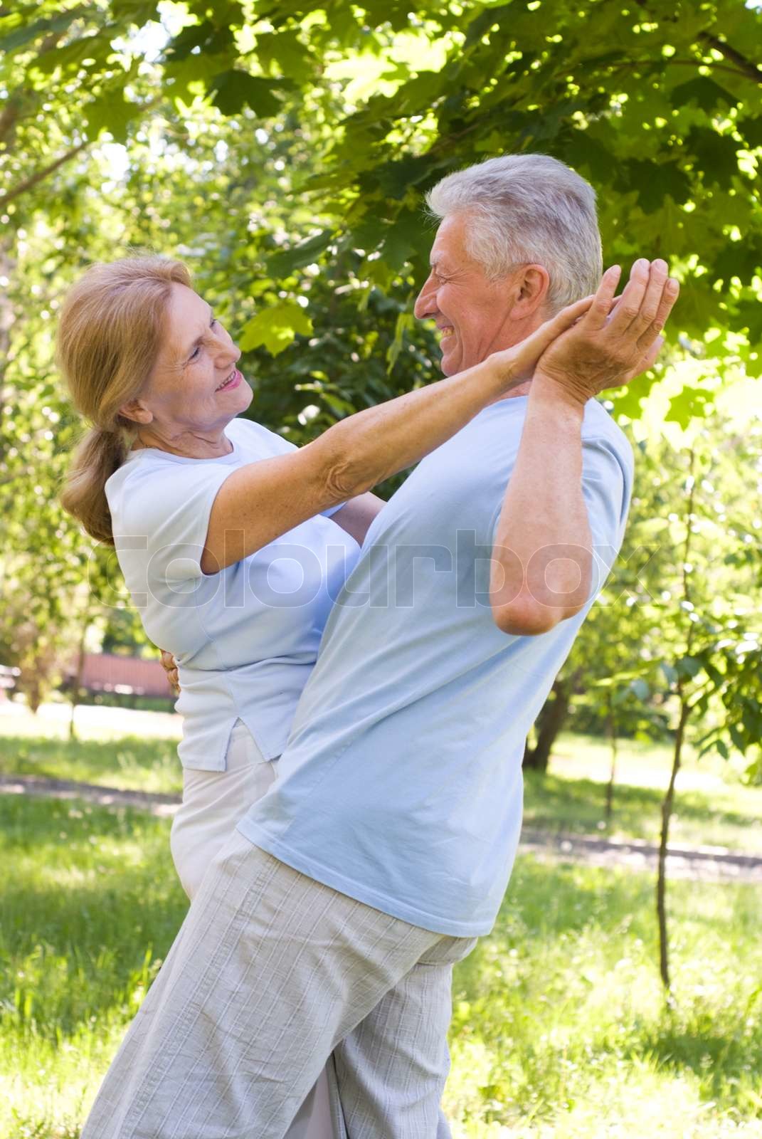 old couple dance | Stock image | Colourbox