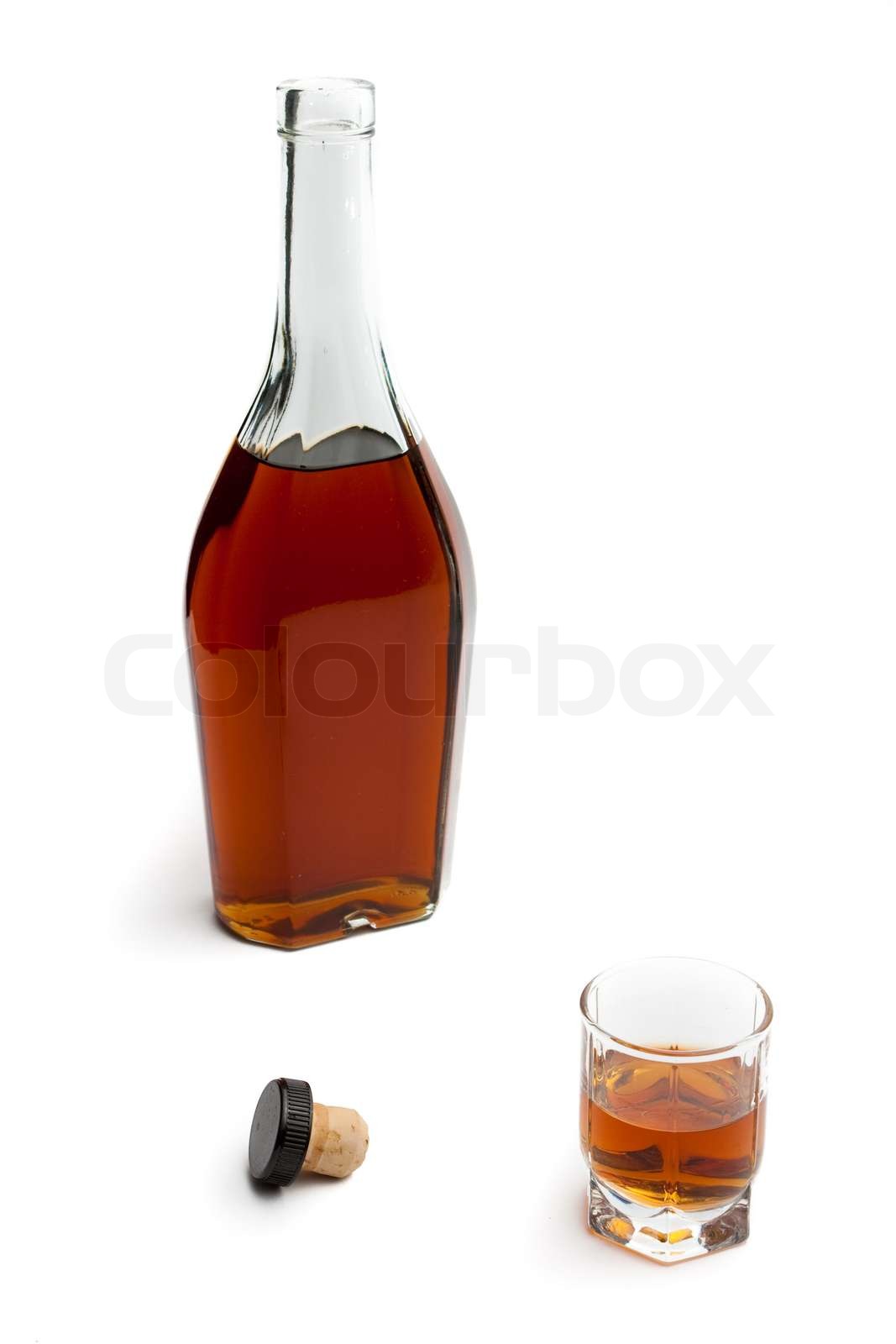Flasche mit Alkohol | Stock Bild | Colourbox
