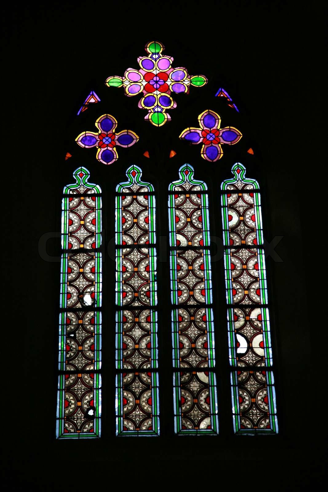 Old Church window | Stock image | Colourbox
