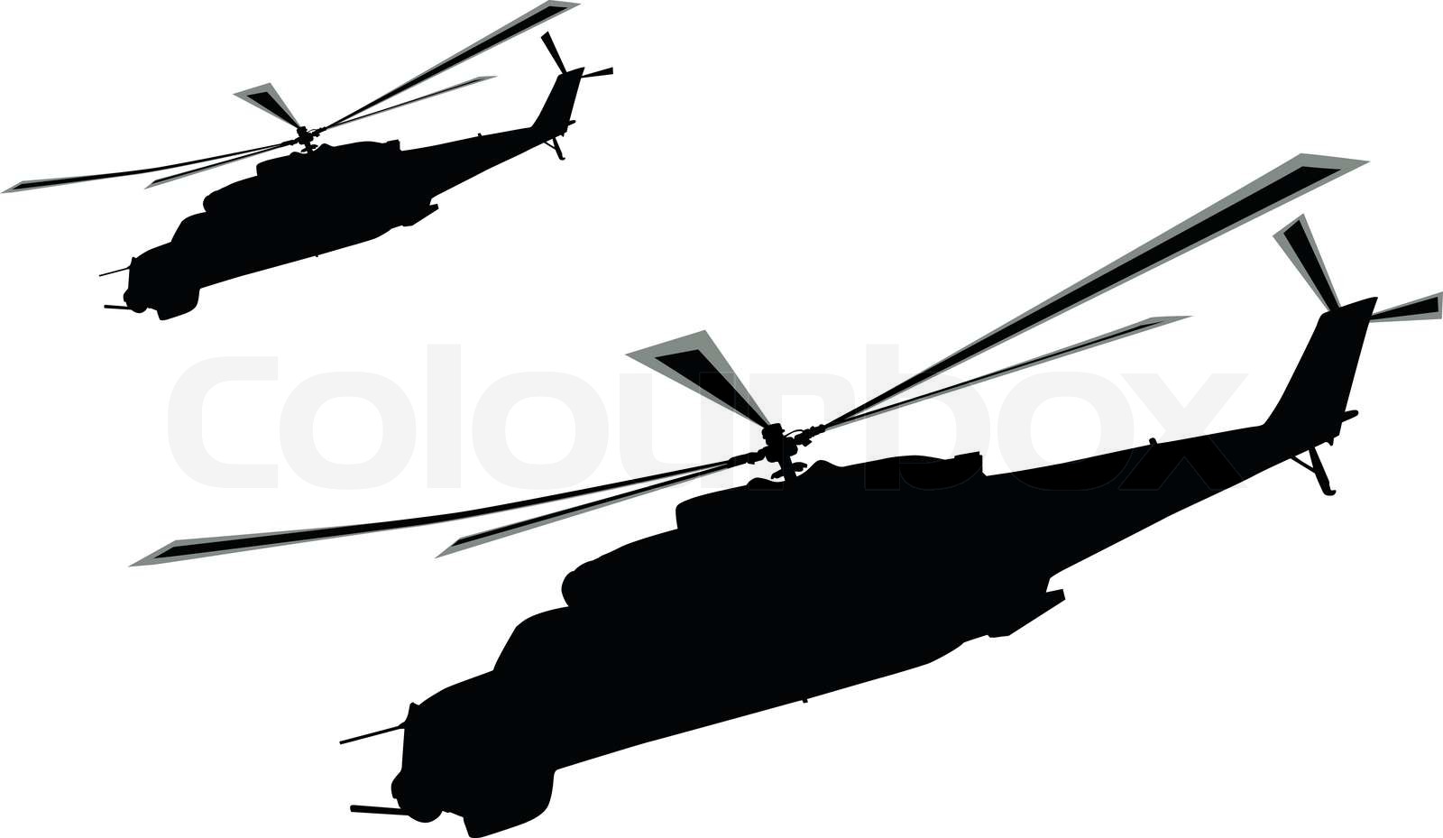Helicopter Stock vector Colourbox