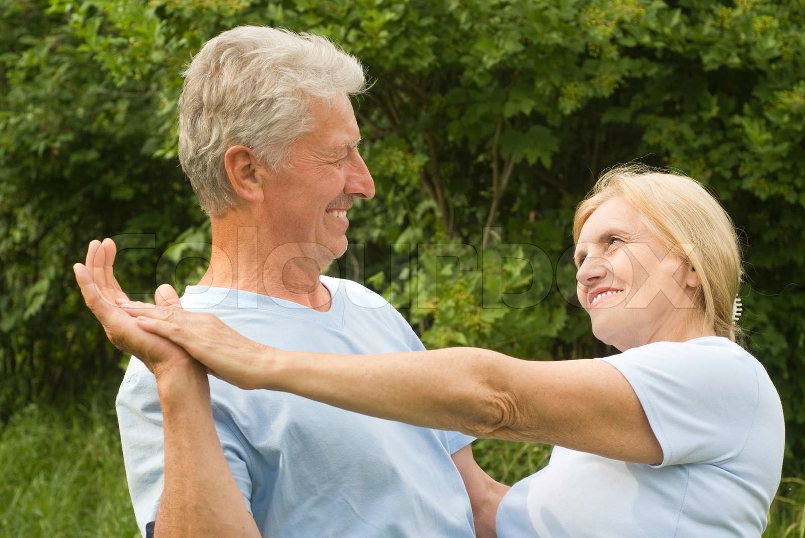 old couple dancing | Stock image | Colourbox