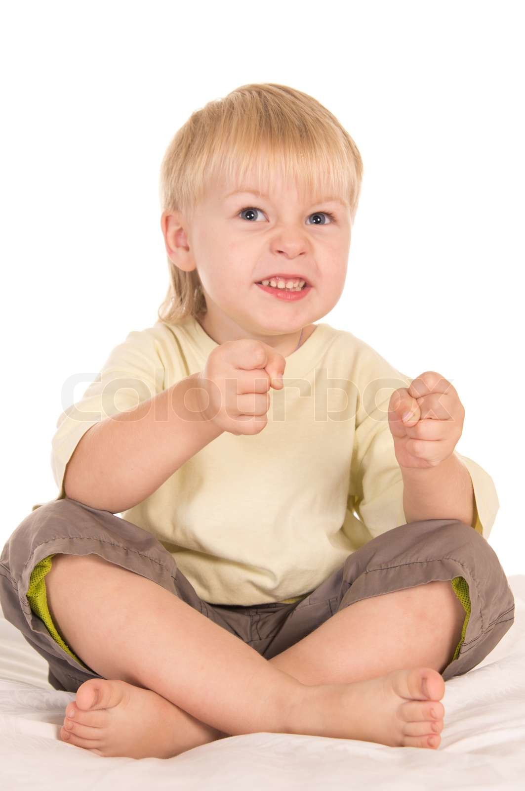 ein boy portrait Stock Bild Colourbox