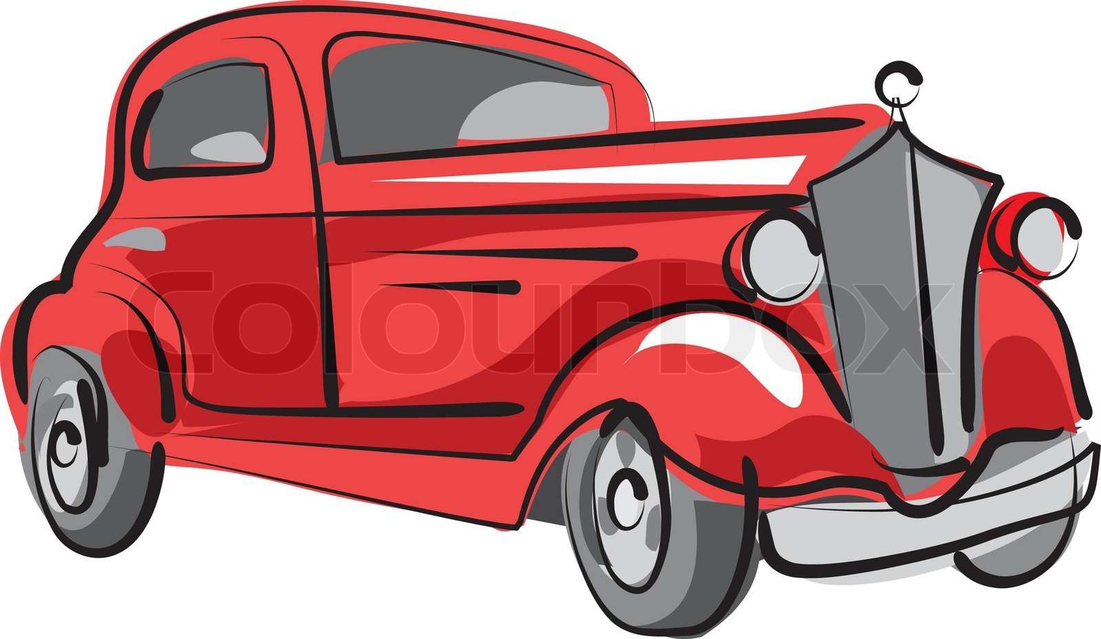 altes Auto StockVektor Colourbox