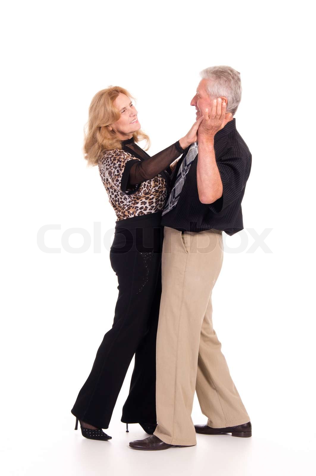 aged couple dancing | Stock image | Colourbox