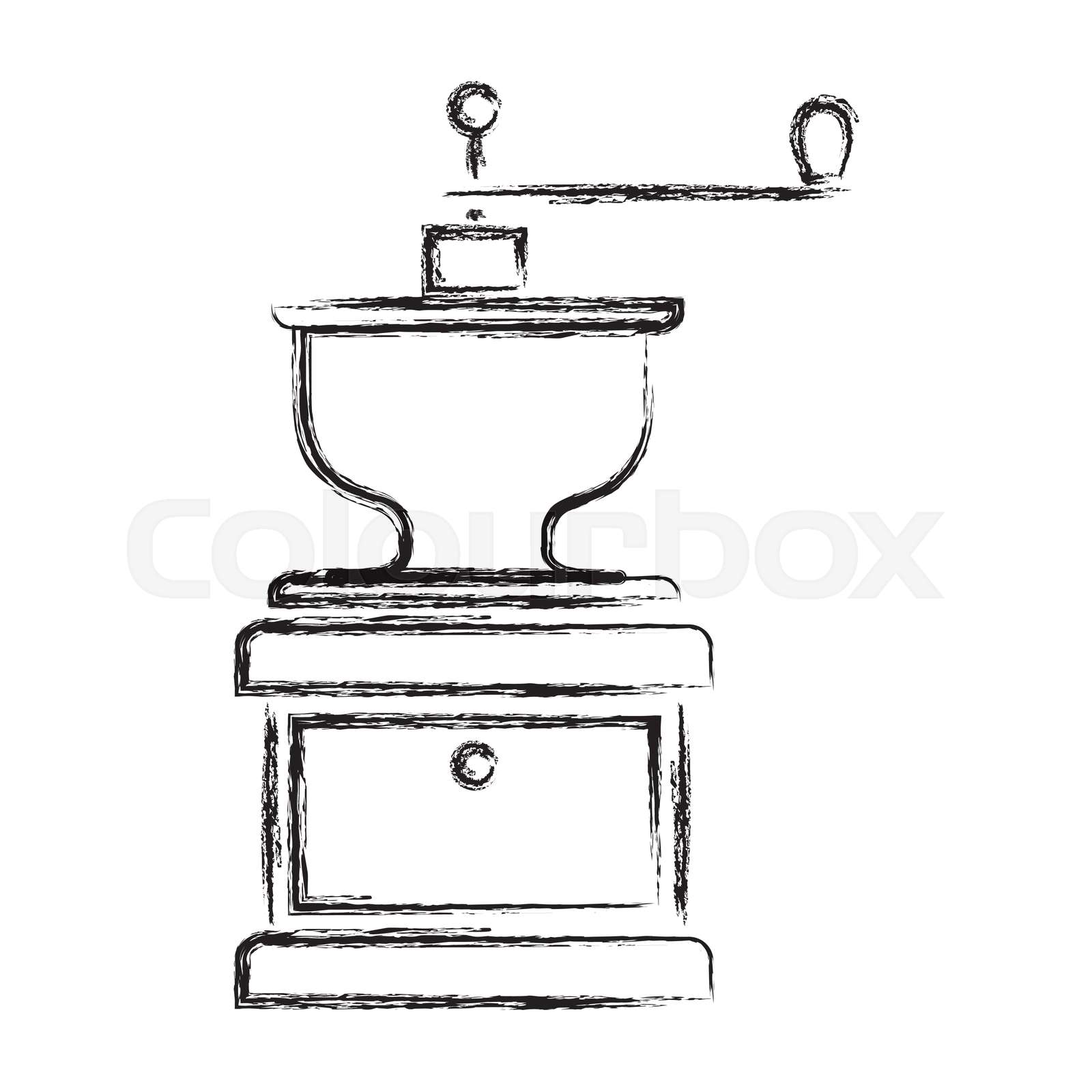 coffee roaster machine icon Stock vector Colourbox