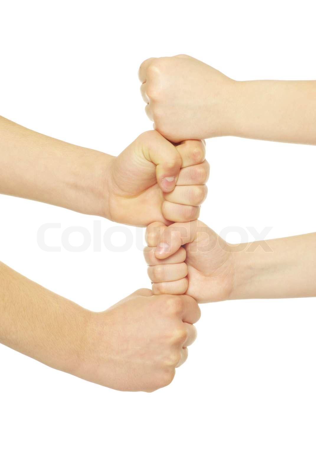 Fäuste Stock Bild Colourbox