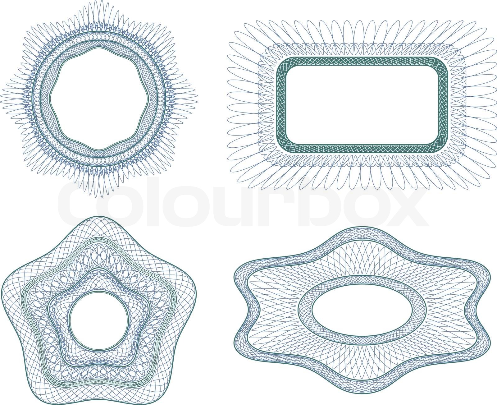 Guilloche | Stock vector | Colourbox